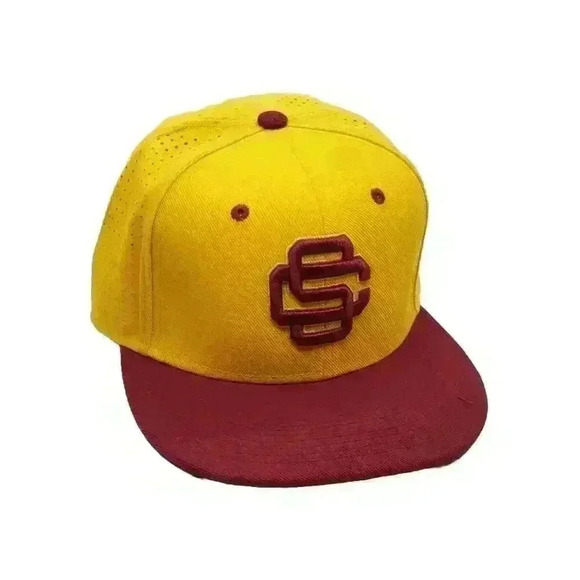 USC Trojans Nike True Baseball Hat Size 7 Fitted Dri-Fit SC Logo Swoosh Unworn - Picture 2 of 10